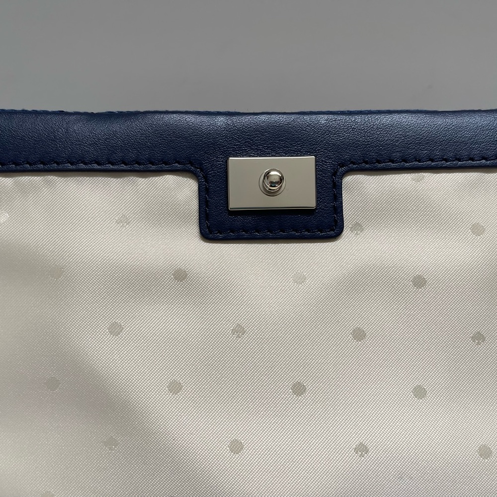 Kate Spade Emerson Place quilted denim vivenna handbag - Picture 8 of 14